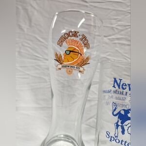 4 beer glasses
